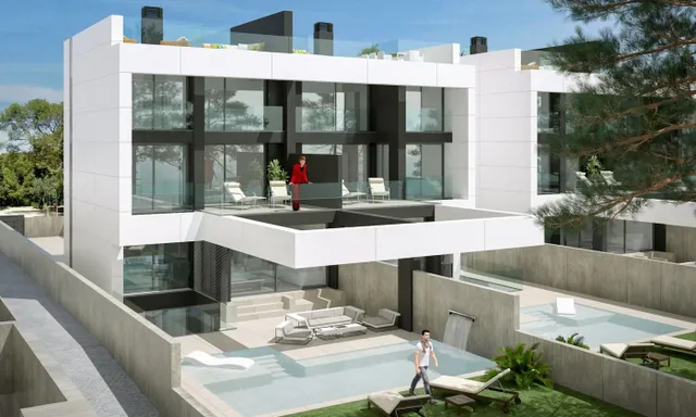 Construcción de 10 pareados en primera línea de playa en Muchavista — 20