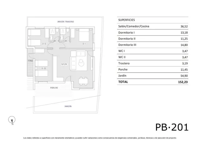 Bungalow 3 habitaciones 85m² en venta - Centro — 13