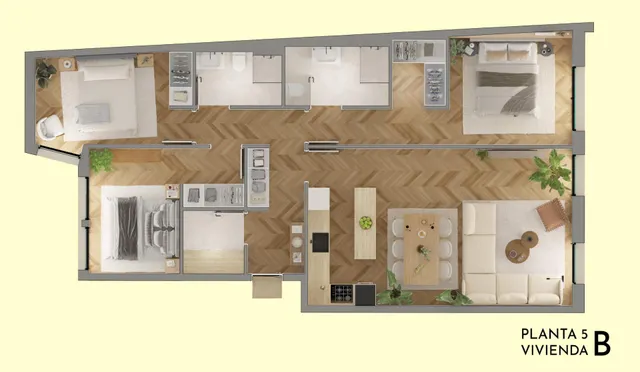 Piso 3 habitaciones 894m² en venta - Centro - Areal — 28