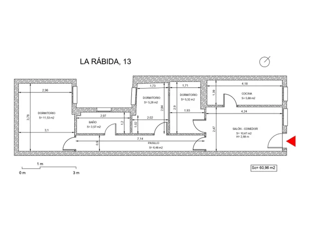 Piso Interior en Venta cerca de Calle Pablo Iglesias — 25