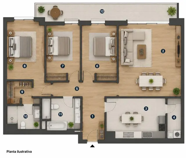 Chalet 3 habitaciones 306m² en venta - Campos e Louredo — 39