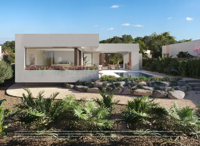 Magnifica villa de lujo en una sola planta con 3 dormitorios