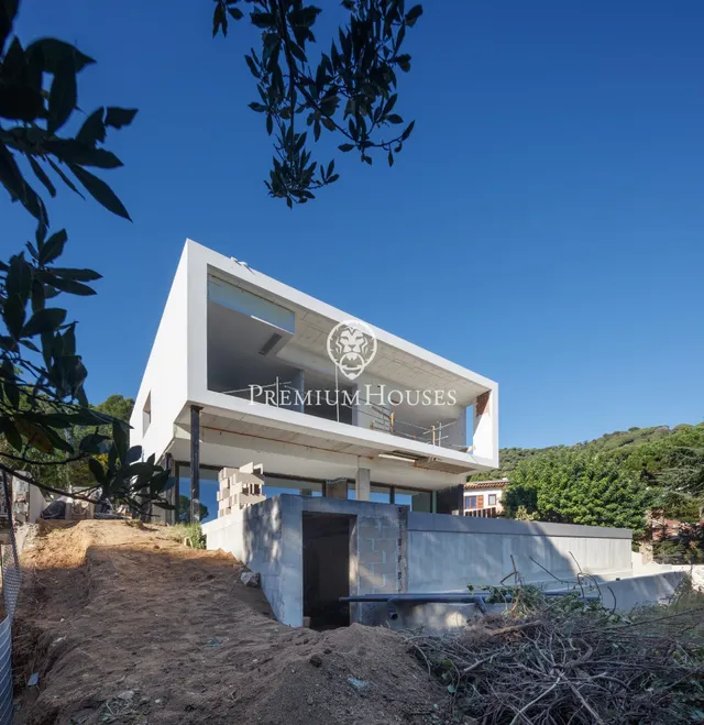Obra Nueva en construcción en Premià de Dalt con vistas mar - Costa Barcelona — 25