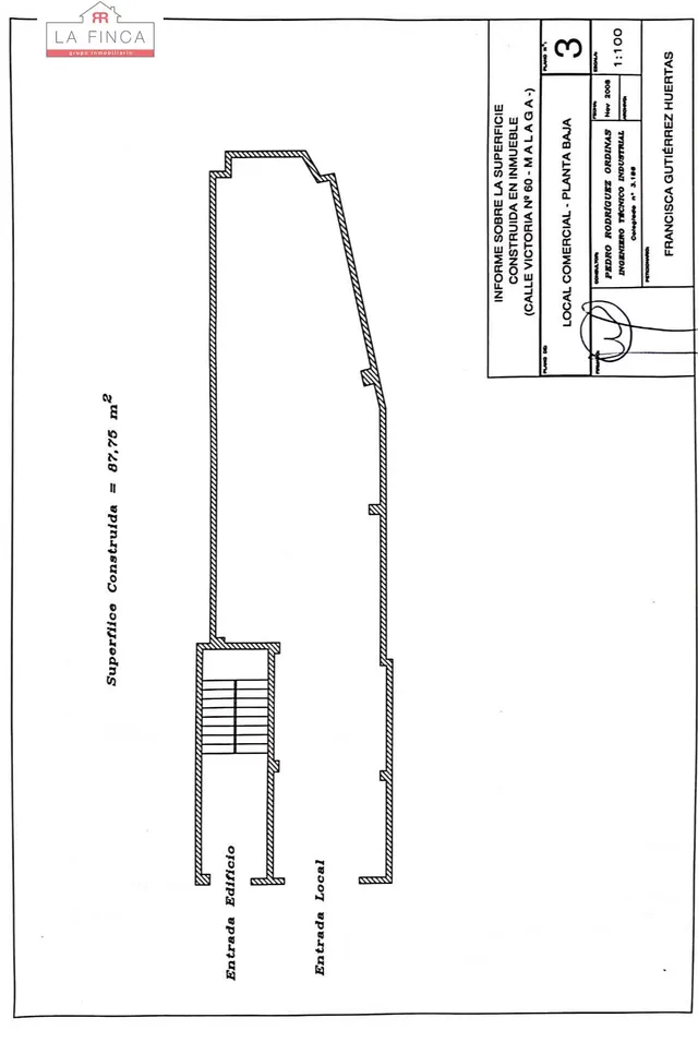 Edificio  con local comercial en plena Calle Victoria — 30