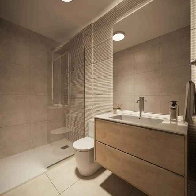 Estudios y apartamentos de nueva construcción en el centro de Torrevieja, cerca de la playa — 13