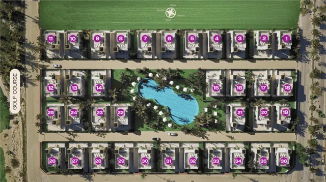 Villas modernas frente al campo de golf camposol — 15
