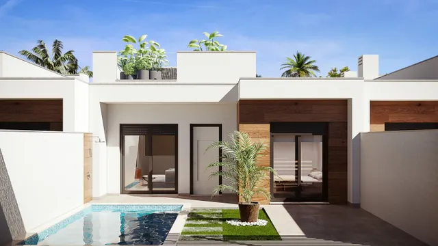 VILLAS ADOSADAS CON PISCINA PRIVADA Y CERCA DEL CAMPO DE GOLF DE RODA — 3