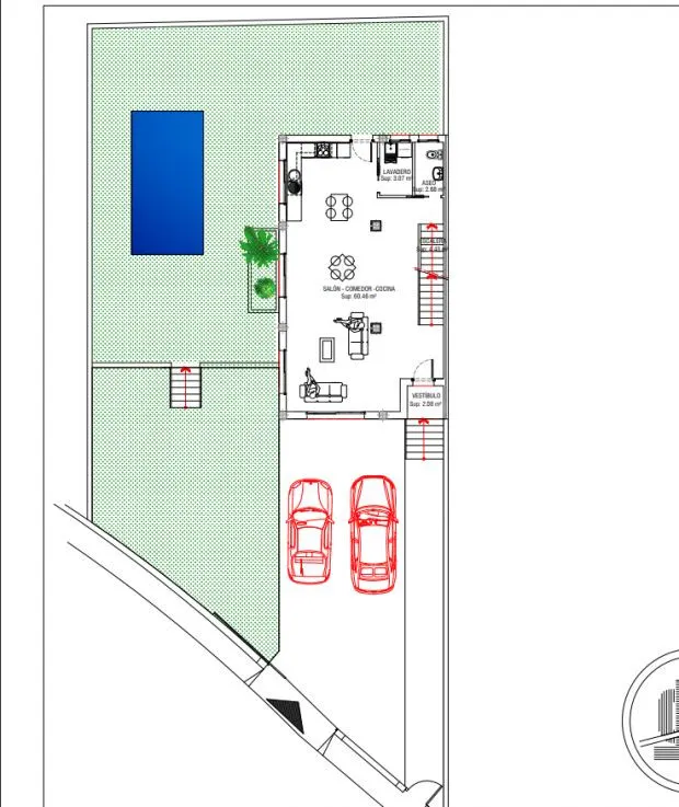 Chalet pareado moderno con piscina privada y semisótano en Alhaurín de la Torre — 23