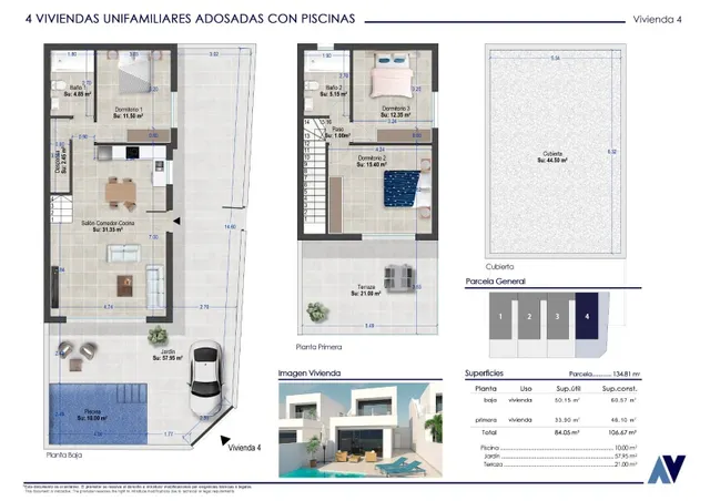 Villa 3 habitaciones 106m² en venta - Villa alegría — 37