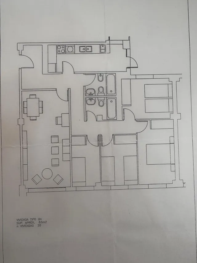 PISO 4 DORM COMUNIDAD CERRADA — 25