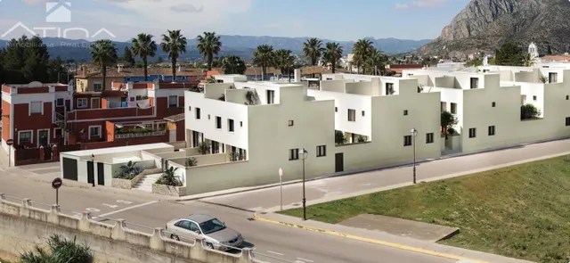 Adosado de obra nueva en Els Poblets con 75 m2 de terrazas, solárium, garaje cerrado y aerotermia | Stela Village, Costa Blanca. — 9