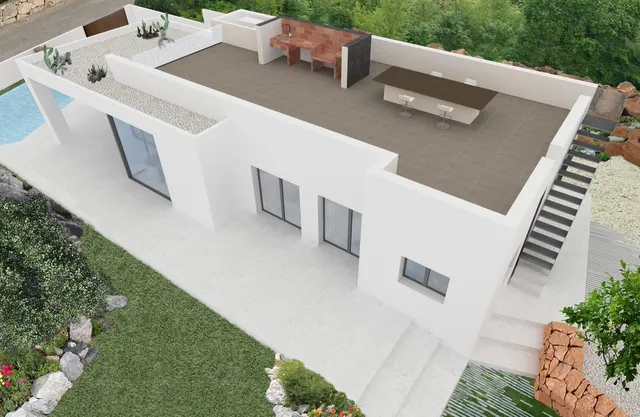 PRECIOSA VILLA DE OBRA NUEVA CON VISTAS AL MAR EN DENIA! — 3