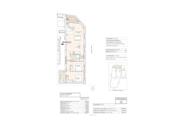 Ático 2 habitaciones 111m² en venta - Pueblo 6 — 10
