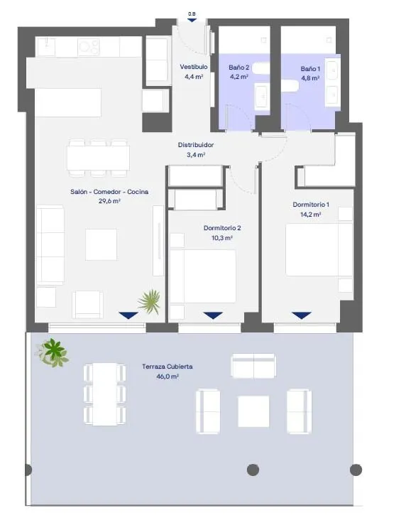 Piso en Los Monteros - Marbella — 4