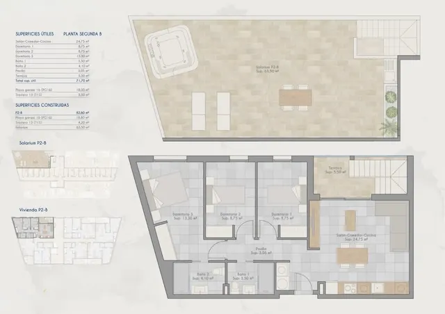 Apartamento 3 habitaciones 82m² en venta - Lo Pagán — 13
