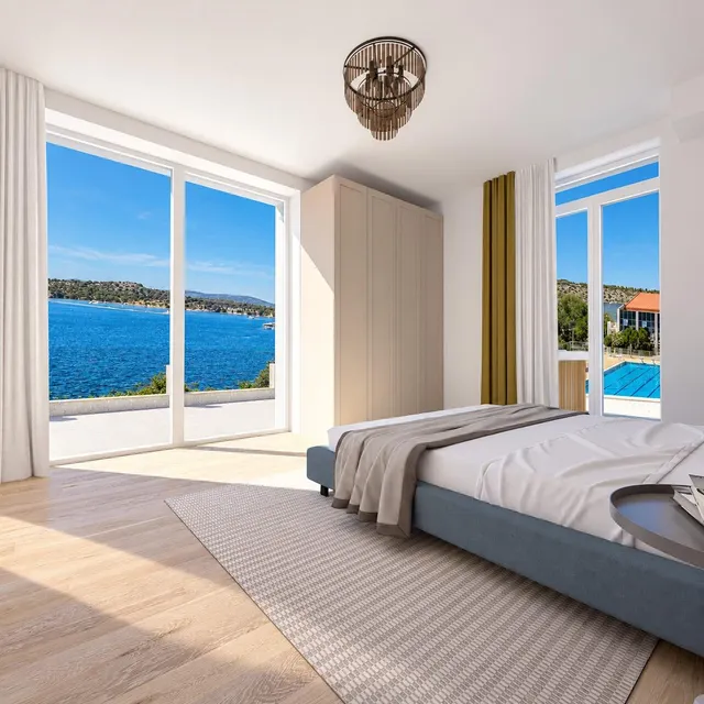Exclusiva vivienda de obra nueva con jardín, dos terrazas y piscina privada junto al mar en la costa Dalmata — 27