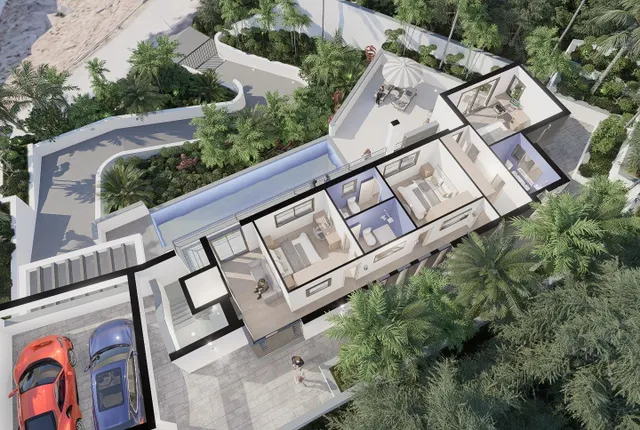 Parcela con Proyecto y Licencia: Villa de Diseño con Vistas Panorámicas al Mar y la Sierra de Mijas — 7