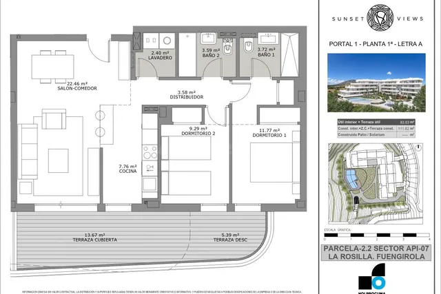 Apartamento 2 habitaciones 133m² en venta - Los Pacos — 13