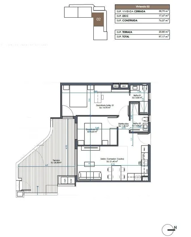 Apartamentos de nueva construcción en Guardamar del Segura: vida moderna a solo 1,4 km de la playa — 13