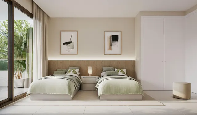 APARTAMENTO EN PLANTA BAJA CON JARDÍN Y PISCINA PRIVADA — 36