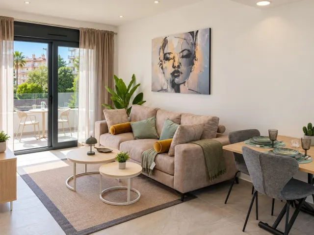 APARTAMENTO DE 2 DORMITORIOS, 2 BAÑOS + GARAJE Y PISCINA COM