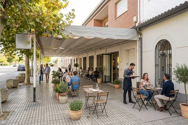 Local comercial de hostelería con gran terraza y salón de eventos en Guadiana. — 9