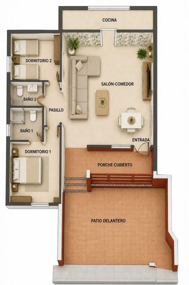 Bungalow 2 habitaciones 80m² en venta - Los Altos — 20