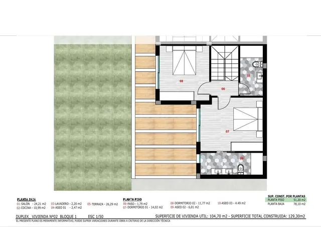 DUPLEX PAREADO OBRA NUEVA LLAVE EN MANO — 3