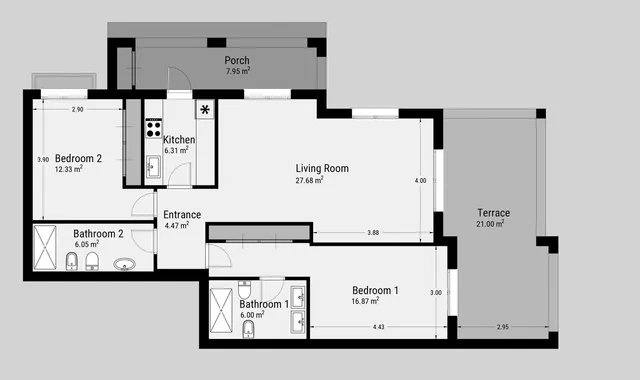 Apartamento 2 habitaciones 117m² en venta - Marbella — 22