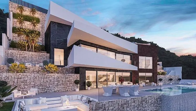 Villa Sol. Nuevo villa de lujo en Benissa con vistas al mar.