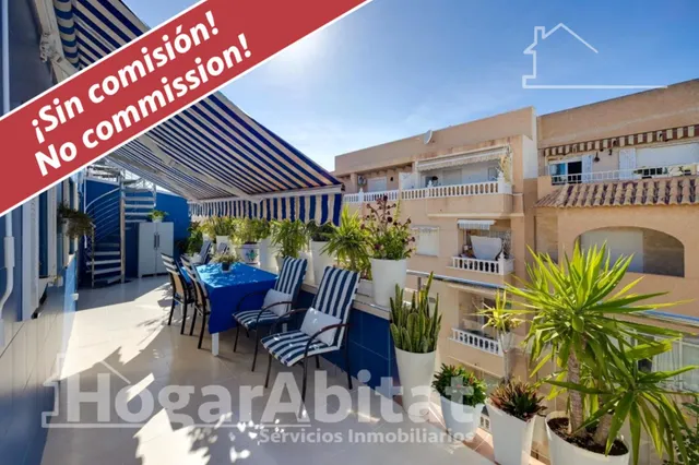PRECIOSO ÁTICO CON DOS TERRAZAS, GARAJE Y PISCINA JUNTO AL MAR — 6