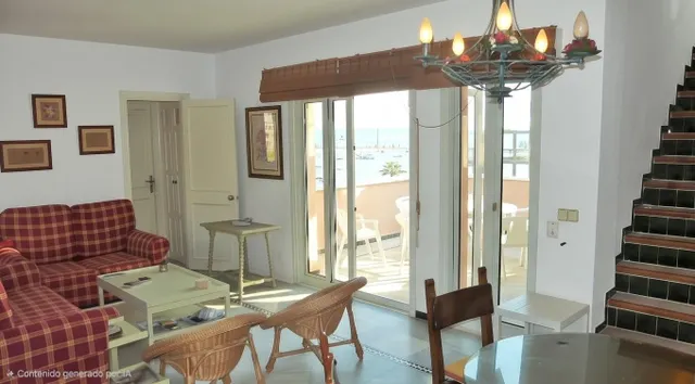 Vivienda ático dúplex con 4 dormitorios en Puerto Sherry, se alquila hasta junio, por temporada. Amueblada. — 6