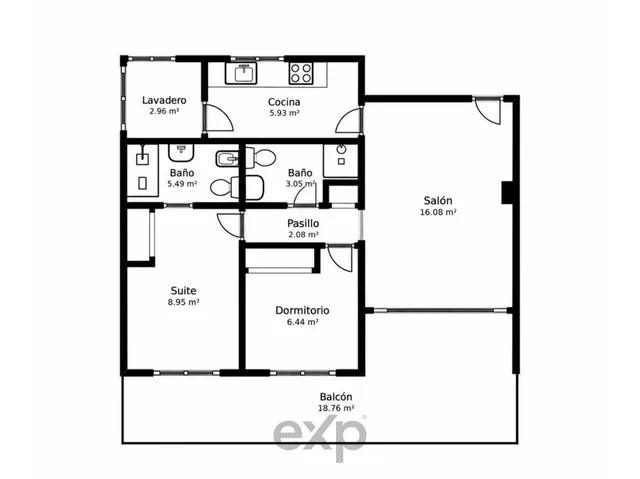 Piso en primera linea de playa de 2 habitaciones y 2 baños con terraza, piscina, garaje y trastero en Marina d’Or — 31