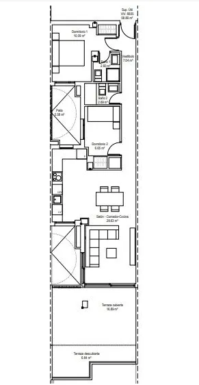 Piso de nueva construcción con amplia terraza en Torreblanca, Fuengirola — 11