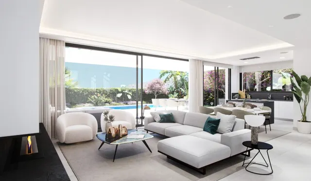 Calahonda, Obra Nueva - Villa 4 Dormitorios, Garaje, Jardín y Piscina Privada — 3