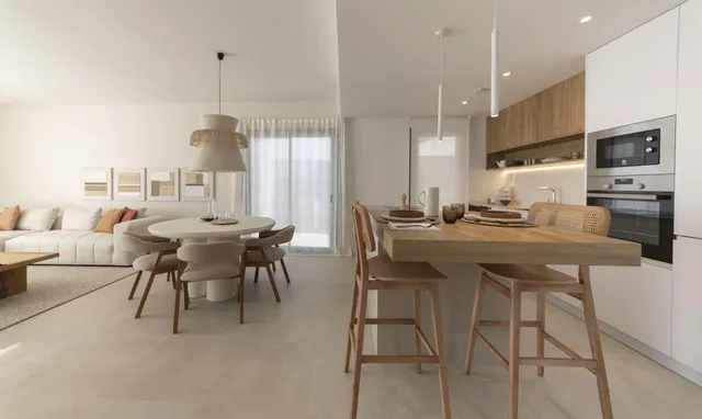 Villas de nueva construcción en Altaona Golf Resort, Murcia, con piscina privada y vistas a la montaña — 12