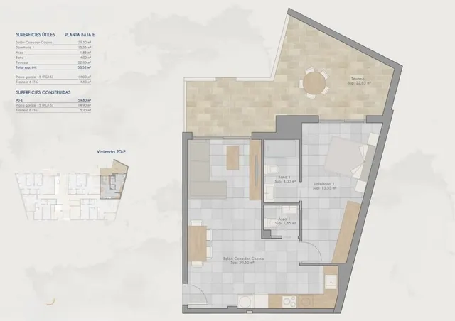 Apartamento 2 habitaciones 77m² en venta - Lo Pagán — 15