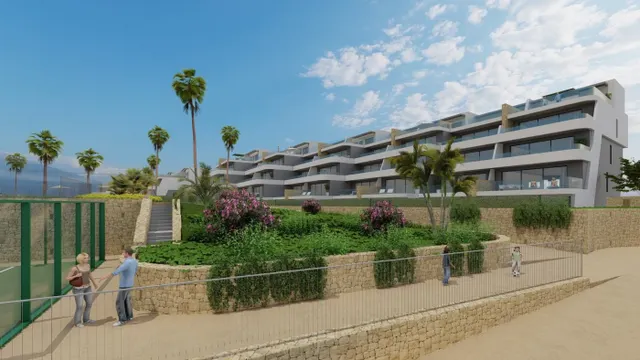 FABULOSO ÁTICO EN RESIDENCIAL DE LUJO CON VISTAS AL MAR EN FINESTRAT. — 47