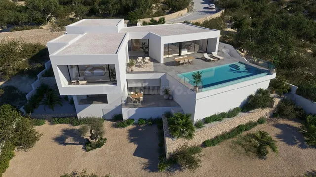 VILLA DE LUJO DE NUEVA CONSTRUCCIÓN EN CUMBRE DEL SOL - foto 2