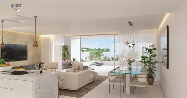 Moderno piso de obra nueva en resort de lujo en primera líne - foto 4