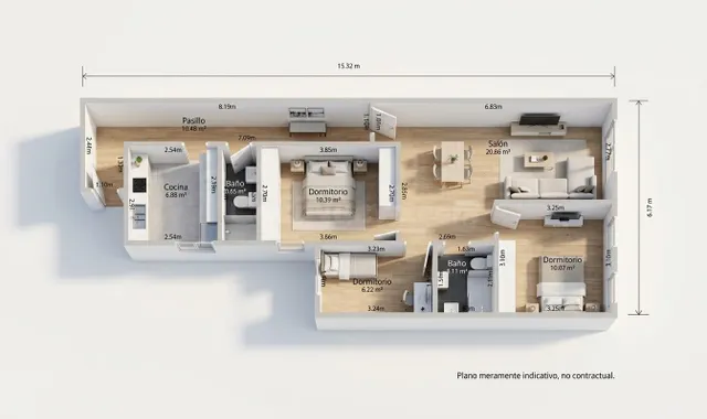 Vivienda 94 m2 reformada minimalista en venta en el centro de Oviedo — 2