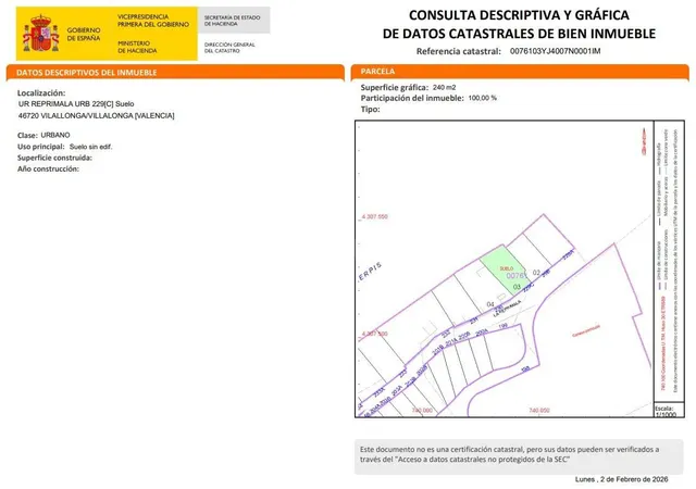 Suelo urbano no consolidado en Villalonga - foto 2