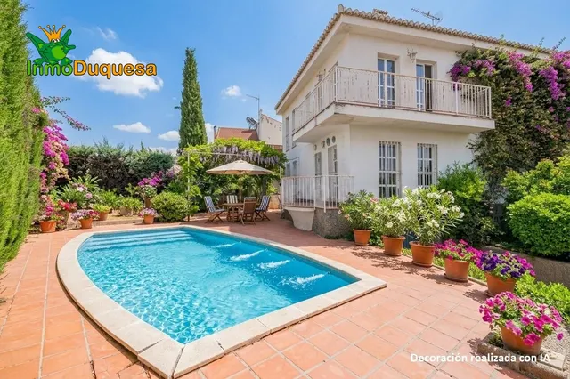 Chalet en esquina a 2 calles con 4 dorm. y piscina