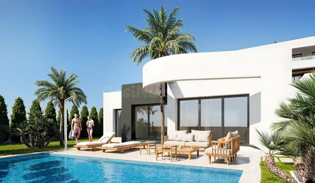 Apartamentos y villas de nueva construcción frente al campo  - foto 3
