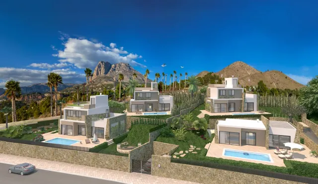 VILLAS MODERNAS NUEVAS DE 2 PLANTAS EN BALCON DE FINESTRAT !!! — 3