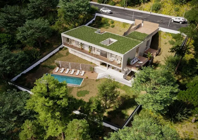 Villa de lujo de nueva construcción con piscina en parcela e - foto 2
