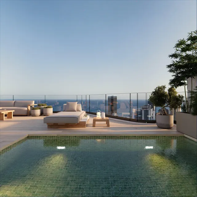 Fabuloso apartamento con 2 dormitorios a la venta a solo 450 m de la playa en Calpe — 31