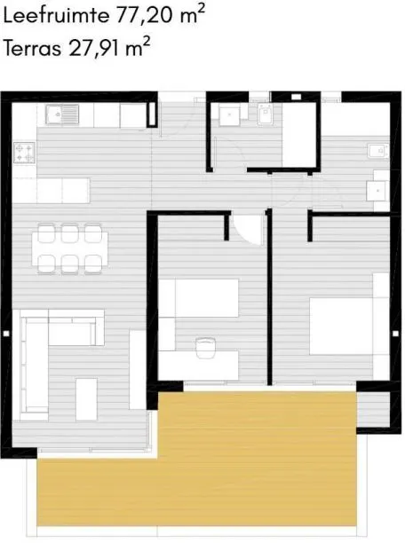 Apartamento 2 habitaciones 112m² en venta - Lomas de Cabo Roig — 27