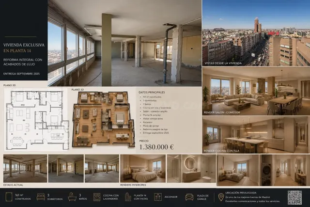 Piso 3 habitaciones 161m² en venta - Barrio de Salamanca - foto 5