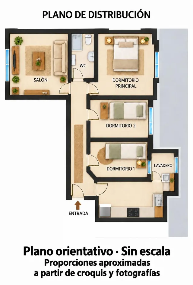 Tres dormitorios en Eduardo Dato, junto al metro de Gran Plaza: vive y conecta con Sevilla — 16